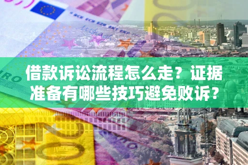 济南借款诉讼流程怎么走？证据准备有哪些技巧避免败诉？
