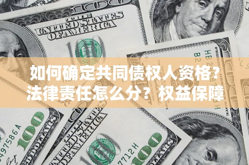 济南如何确定共同债权人资格？法律责任怎么分？权益保障技巧揭秘！