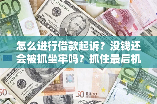 济南怎么进行借款起诉？没钱还会被抓坐牢吗？抓住最后机会！