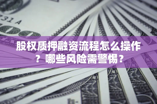 济南股权质押融资流程怎么操作？哪些风险需警惕？