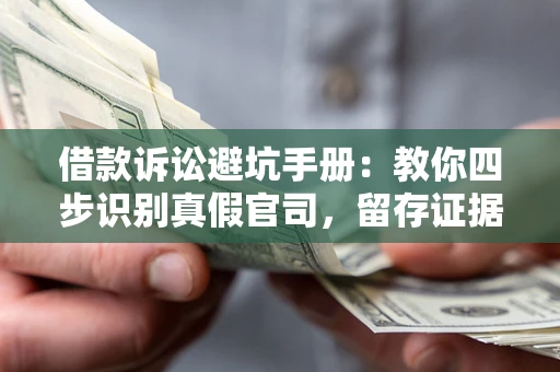 济南借款诉讼避坑手册：教你四步识别真假官司，留存证据不踩雷