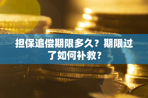 济南担保追偿期限多久？期限过了如何补救？