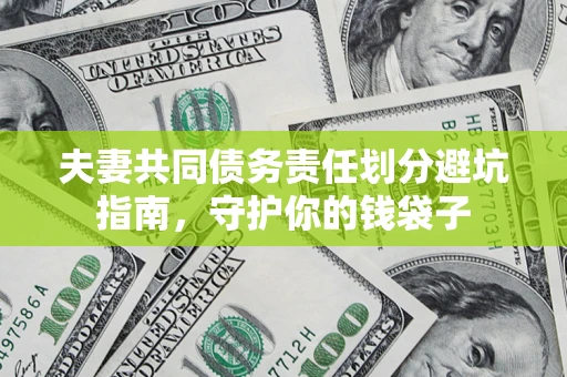 济南夫妻共同债务责任划分避坑指南，守护你的钱袋子